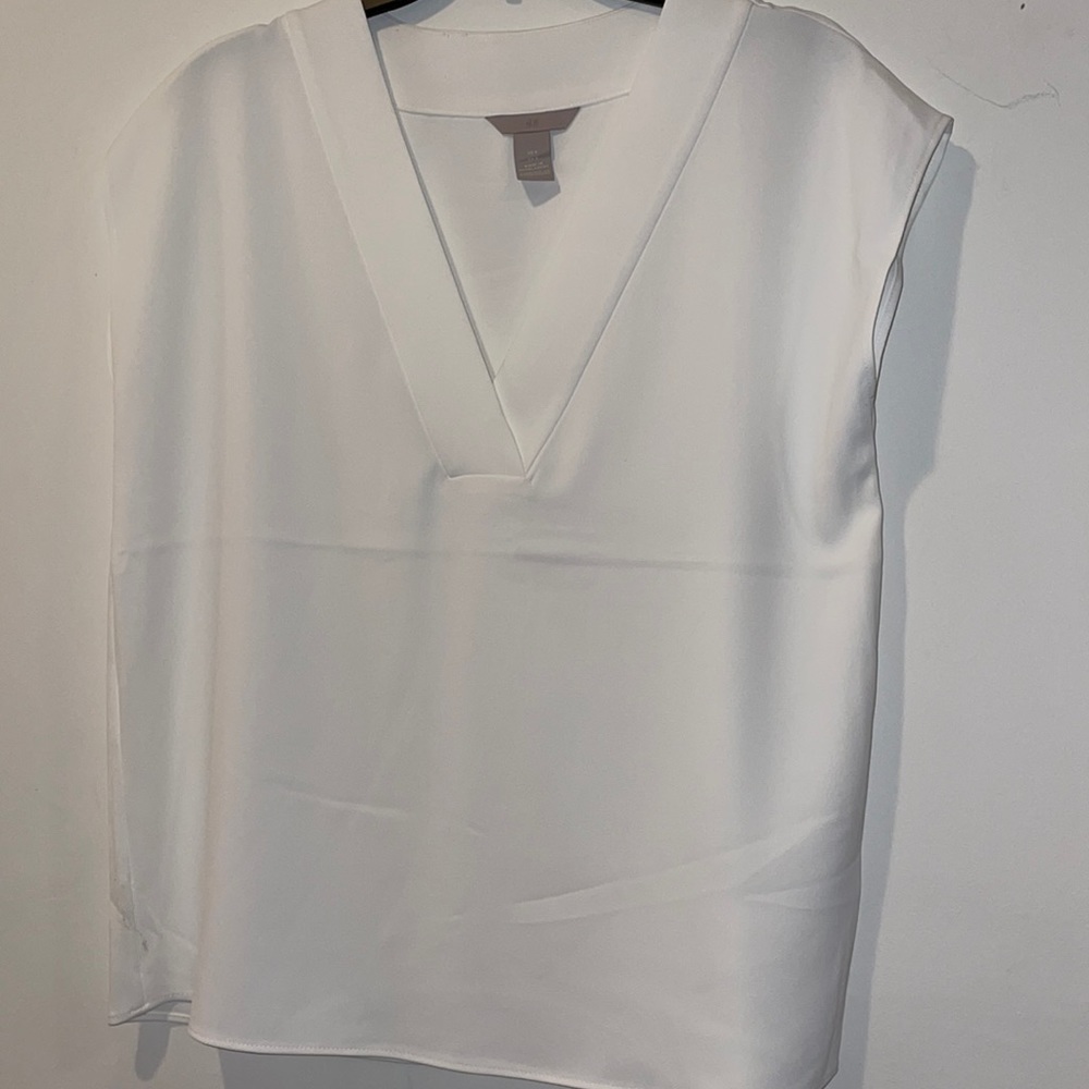 COPY - White sleeveless blouse never worn